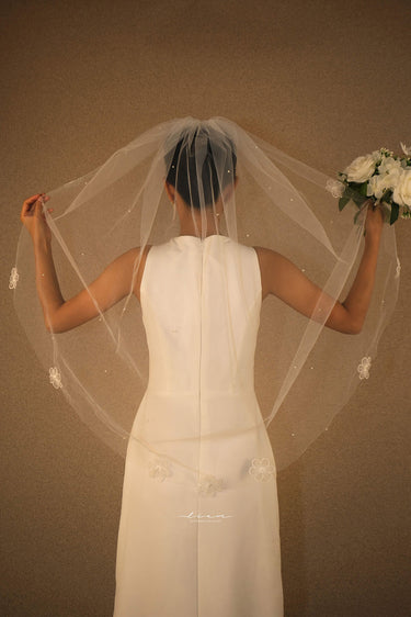 Glittering Stars Veil - Style #HV-002