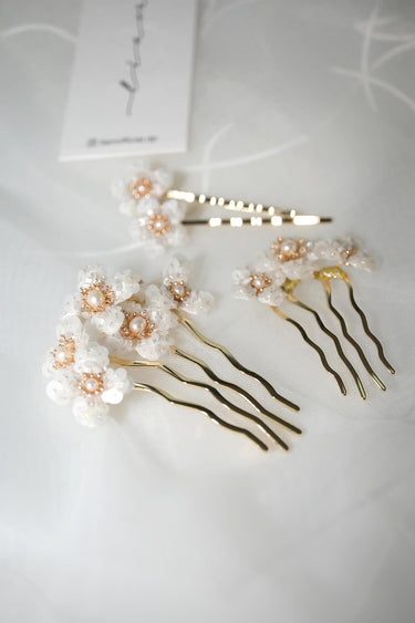 Handcrafted Bride Elegant Hair Pin - #HP-002