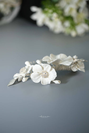 Crystal Pistil Floral Garden Headpieces - Style #HP-001
