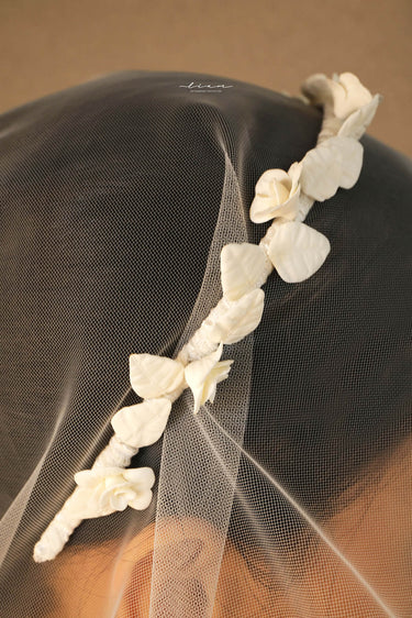 Little Clusters Flower Clay Tiara - Style #HC-003