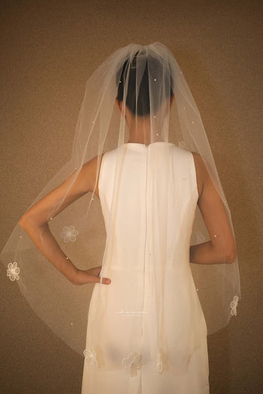 Glittering Stars Veil - Style #HV-002