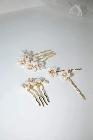 Handcrafted Bride Elegant Hair Pin - #HP-002