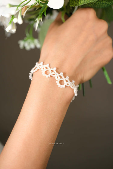 Simple Pearl Bridal Bracelets - Style #BL-001